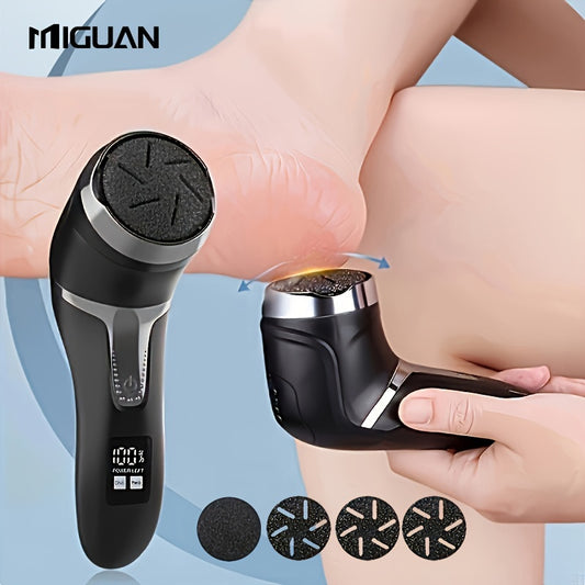 Rechargeable Electric Foot File for Callus Removal, Portable Pedicure Tool Kit Designed for Professional Care of Dry, Cracked Skin. A Perfect Gift for Foot Repair.