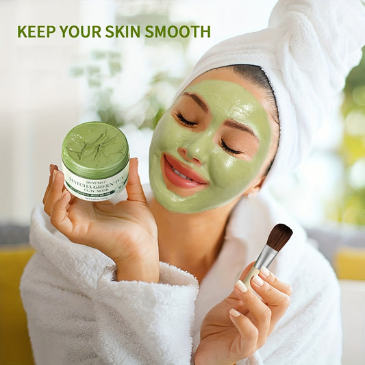 [Purifying|Green Tea] Purifying Green Tea Clay Mask 1pc - Volcanic Mud Deep Washing Face Skin 5.29oz